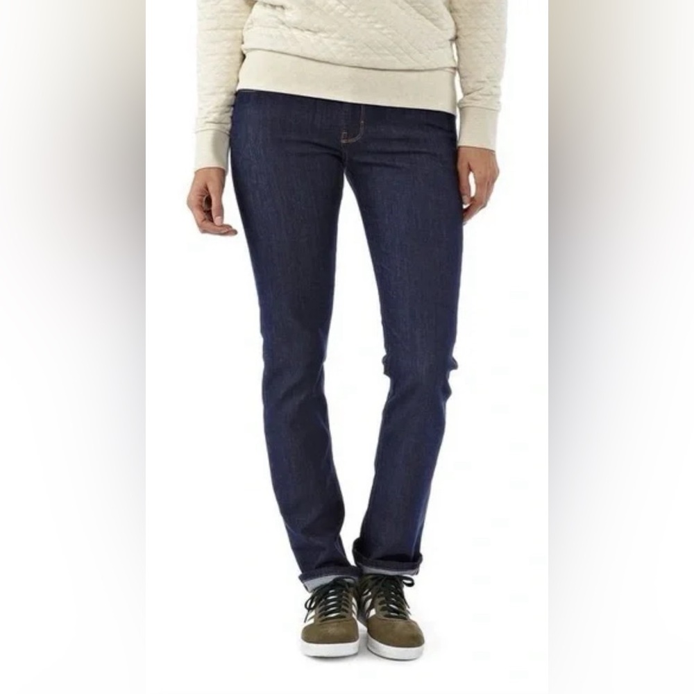 Patagonia Women’s Dark Wash Classic Straight Jeans Style 55090 Gorpcore Sz 4 ❤️